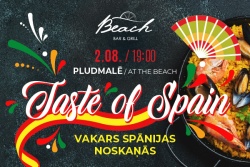 Pludmales ballīte Spānijas noskaņās Baltic Beach Hotel & SPA